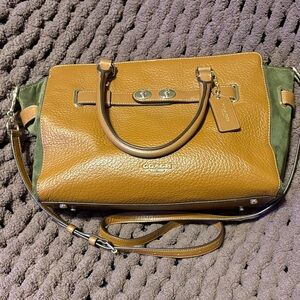 Coach Blake Carry All - Pebbled Leather and Suede